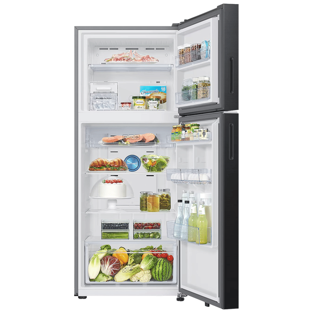 Buy SAMSUNG 396 Litres 2 Star Frost Free Double Door Smart Wifi Enabled ...